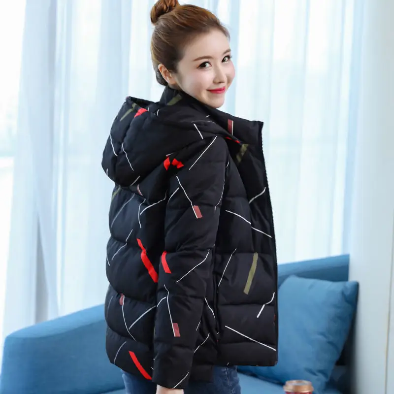 

2021 New Down Jacket Women Short Winter Coat Fashion Warm Casual Jacket Cotton Jacket