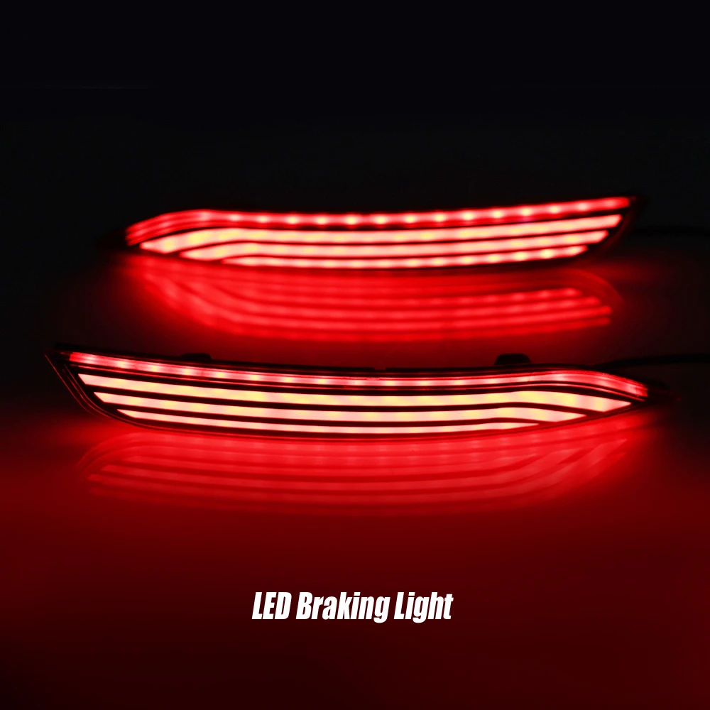 Светодиодная отражающая лампа для заднего бампера динамический сигнал поворота