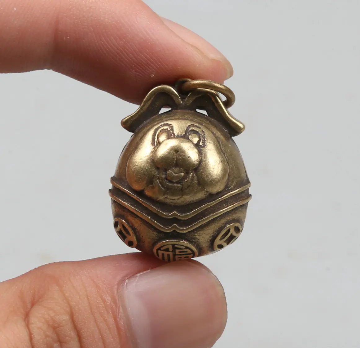Коллекция редких китайских сувениров 26 мм/1 дюйм маленькие бронзовые изысканные