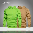 Новые модные брендовые мужские толстовки 2020 весна осень мужские повседневные толстовки флисовые мужские однотонные пуловеры с капюшоном топы