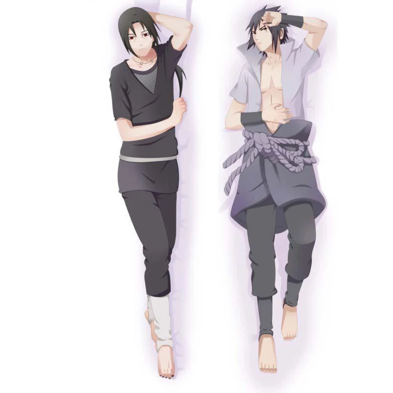 С рисунком из аниме «Наруто» Учиха SASUKE uzumaki производства компании "Kakashi" Хьюга Хината обниматься наволочки для подушек подушка «Dakimakura» Милая Обложка Наволочка