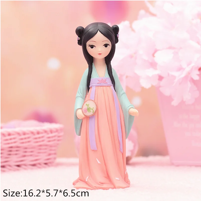 Take book Hanfu девушка Моделирование ремесла творческие украшения для дома милые
