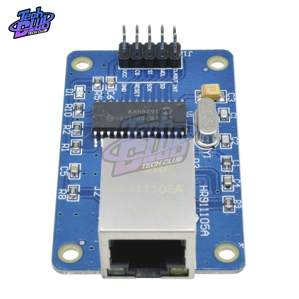 Сетевая локальная сеть ENC28J60 25 МГц для Arduino Кристальный AVR 51 LPC STM32 3 В 5 комплект