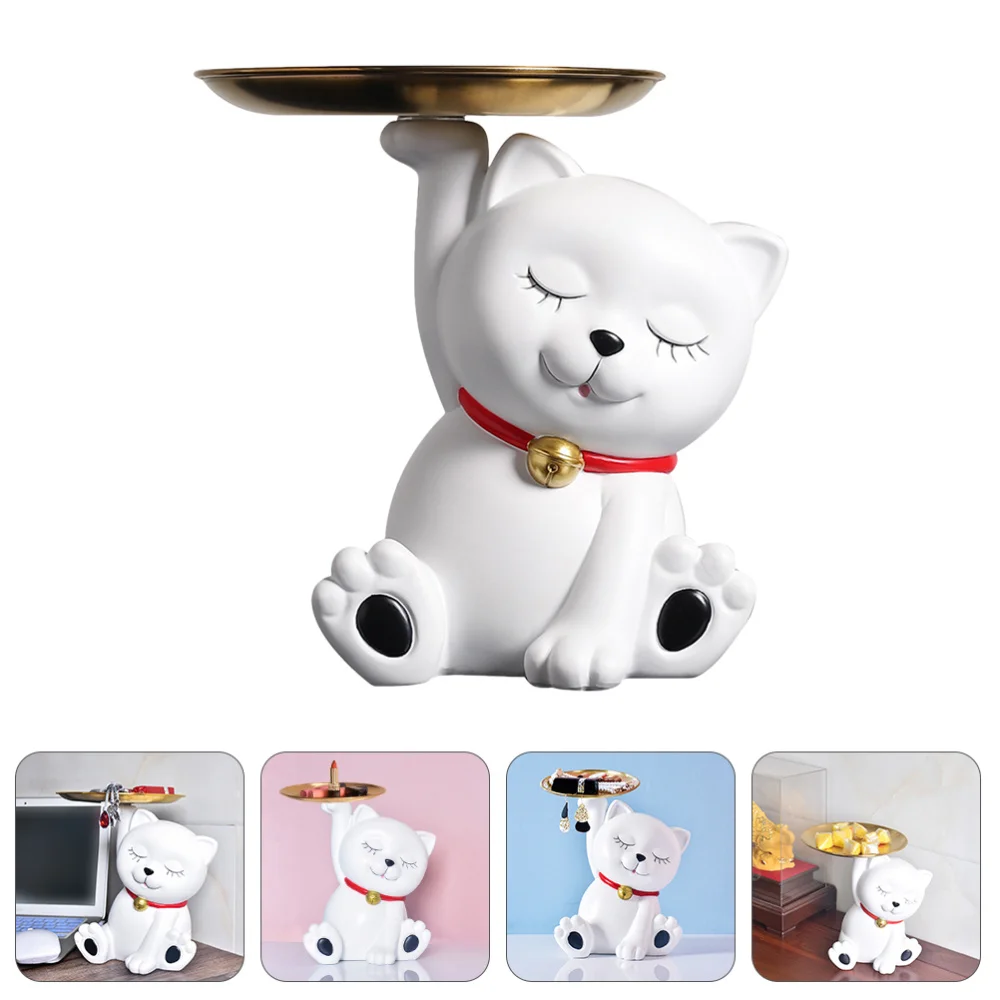 1 шт. лоток для хранения ключей в форме кошки|Лотки и товары туалета| |