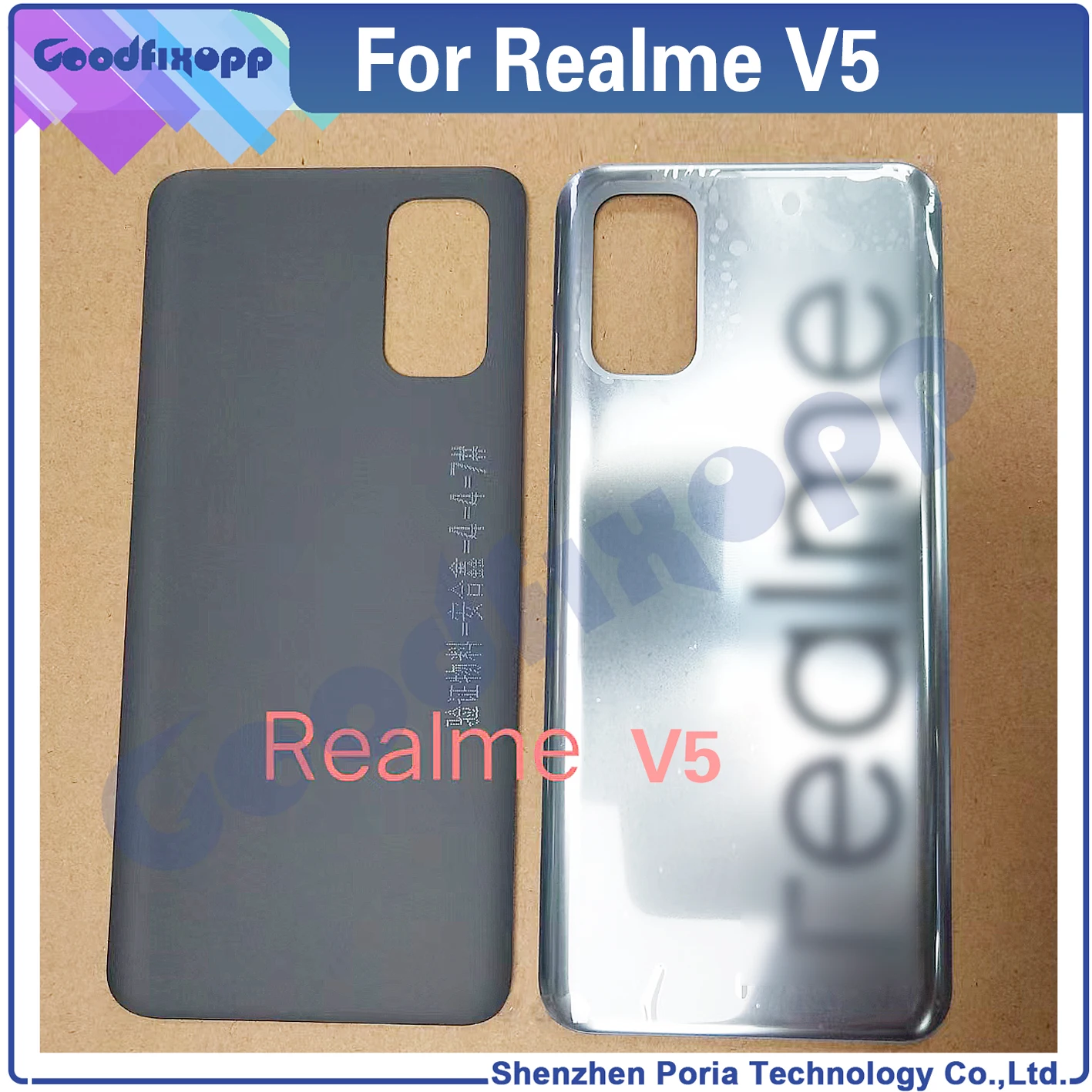 Задняя крышка для аккумулятора Realme V5 5G, чехол для RealmeV5 5G