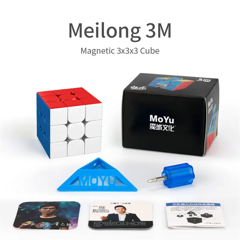 Moyu Meilong 3 м 2 4 5 2x2 3x3 4x4 5x5 магнитный магический скоростной кубик кубики головоломки