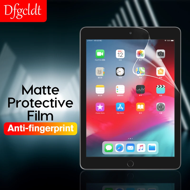 Защитная пленка для планшетов Apple iPad 2 3 4 5 7 Air Pro 11 10 Mini матовая|Защитные экраны