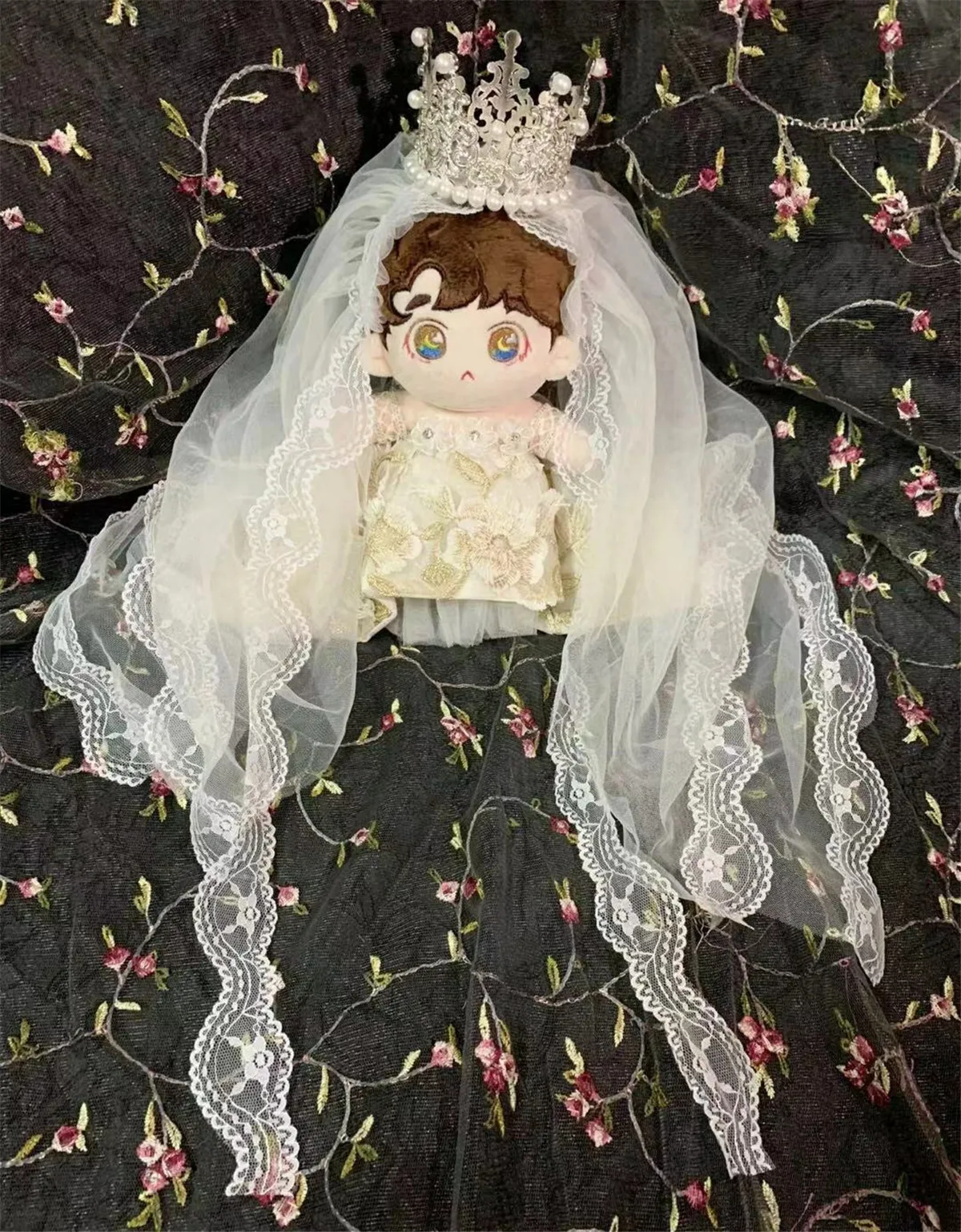 Оригинальная кукольная одежда Cosmile ручной работы 20 см белое кружевное свадебное