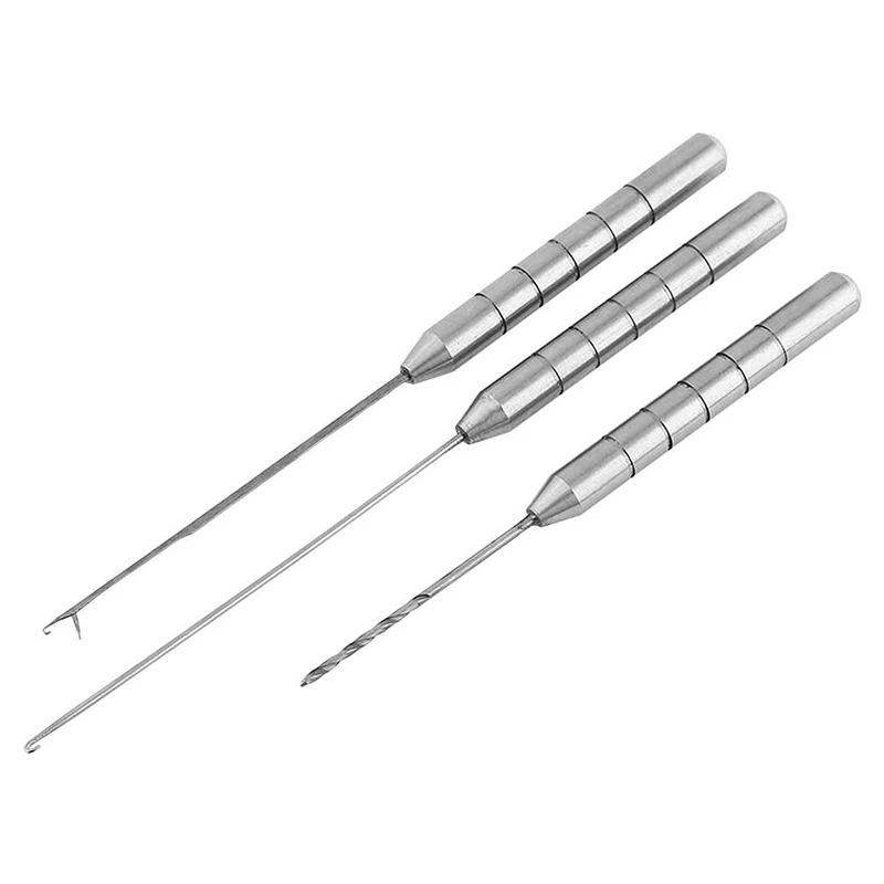 

Best 3 in 1 Bait Needles Set Metal Fish Drilling Tackle Equipment Fishing Lure Needle Set