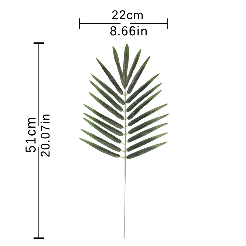 1 шт. искусственные листья монстеры Зеленые растения тропические Пальмовые