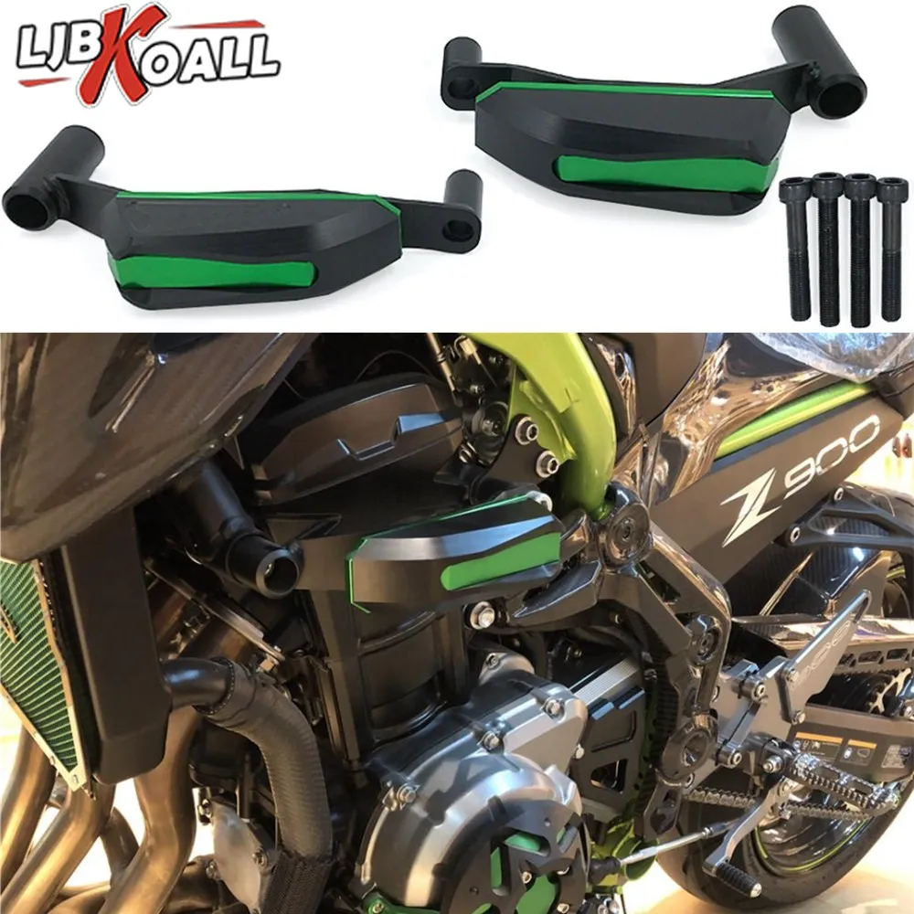 Для Kawasaki z900 крышка двигателя Краш колодки Рамка протектор сдвижные стенки статора Z 900 Мотоцикл CNC алюминиевые части