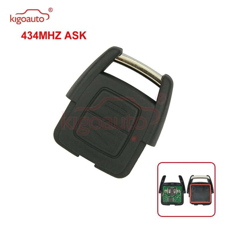 Kigoauto 93176615 дистанционный брелок 2 кнопки 433 МГц ASK модель для Opel Vauxhall Holden Astra G Zafira A
