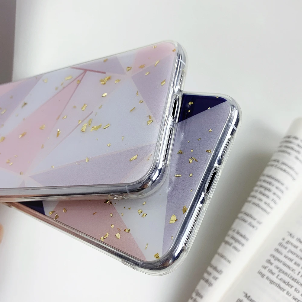 Чехол для телефона LOVECOM с геометрическим кольцом держателем iPhone 11 Pro Max XR X XS 7 8 6 Plus