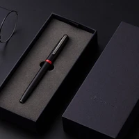 picasso 916 pimio vintage metal roller ball pen titanium black matte barrel red ring for nostalgic writing pen with gift box