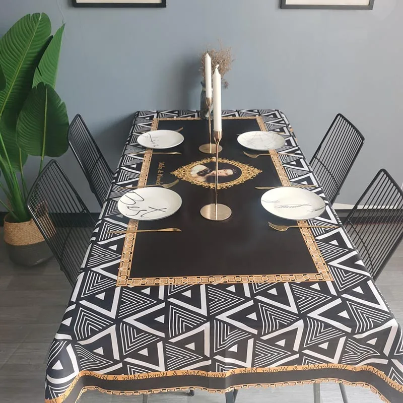 Водонепроницаемая скатерть для пикника прямоугольный чехол стола украшение