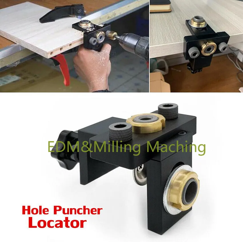 1PC High Quality CNC Punch Locator Drill Guide Tools Woodworking Drilling Doweling Positioning Kit DURABLE New