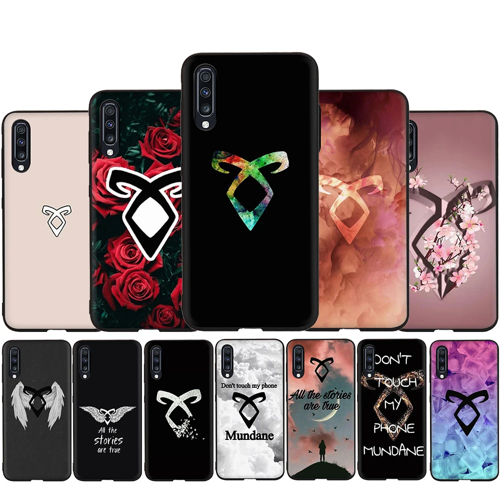 Мягкий силиконовый чехол с логотипом Shadowhunters для Samsung A3 A5 A6 Plus A7 A8 A9 A10s 20s 30s 40s 50s 60 70