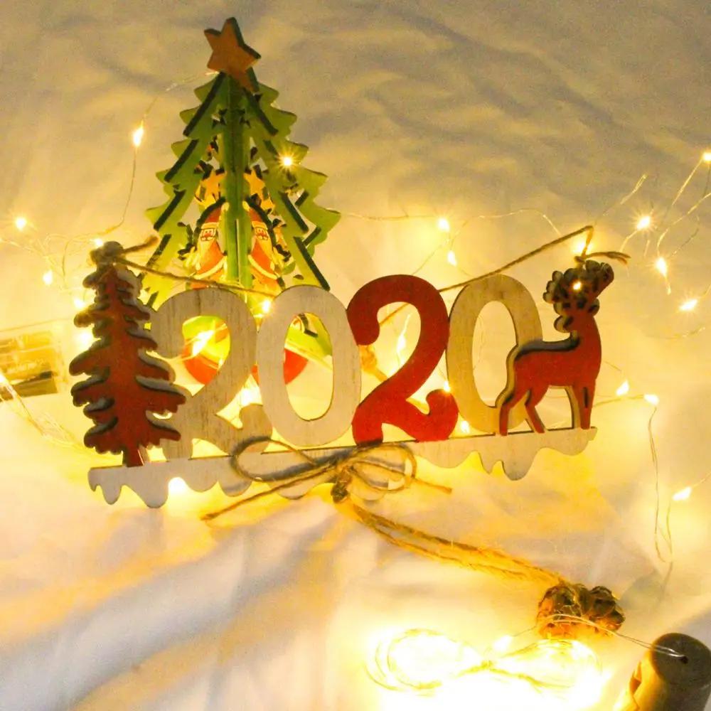 Счастливого Рождества Рождество деревянный кулон зима снежинка снег украшения