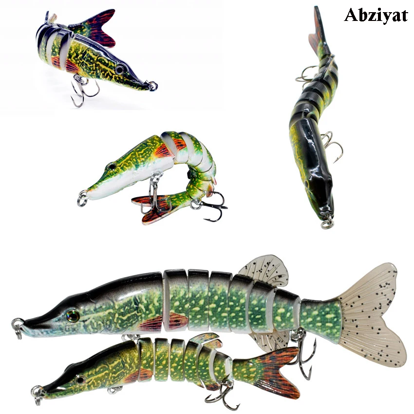 Плавающая приманка для ловли щуки 5 дюймовая/8 дюймовая пожилая рыба крабик