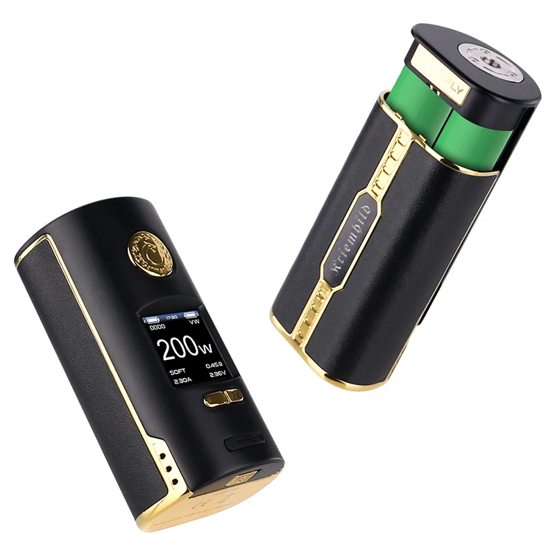 Оригинальный Vapefly Kriemhild 200 Вт TC коробка мод мощность 18650/20700/21700 батарея выход TC/VW/Curve