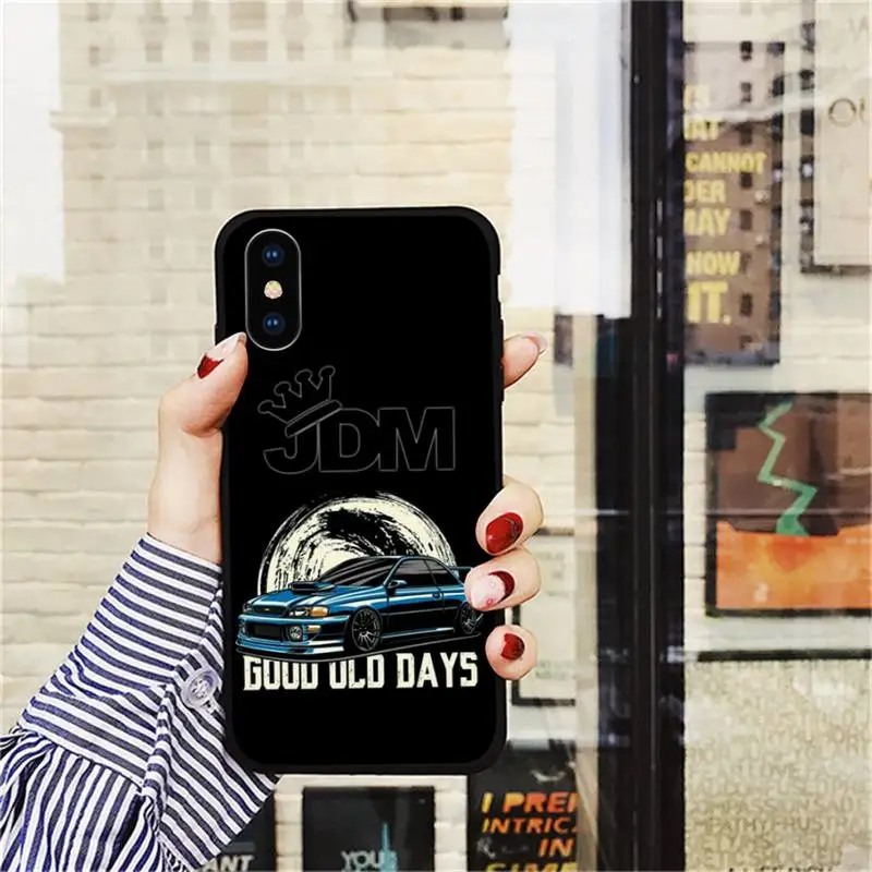 

racing car JDM cartoon Phone Case Cover Shell Funda for iPhone 11 12 pro MINI XS MAX 8 7 6 6S Plus X 5S SE 2020 XR