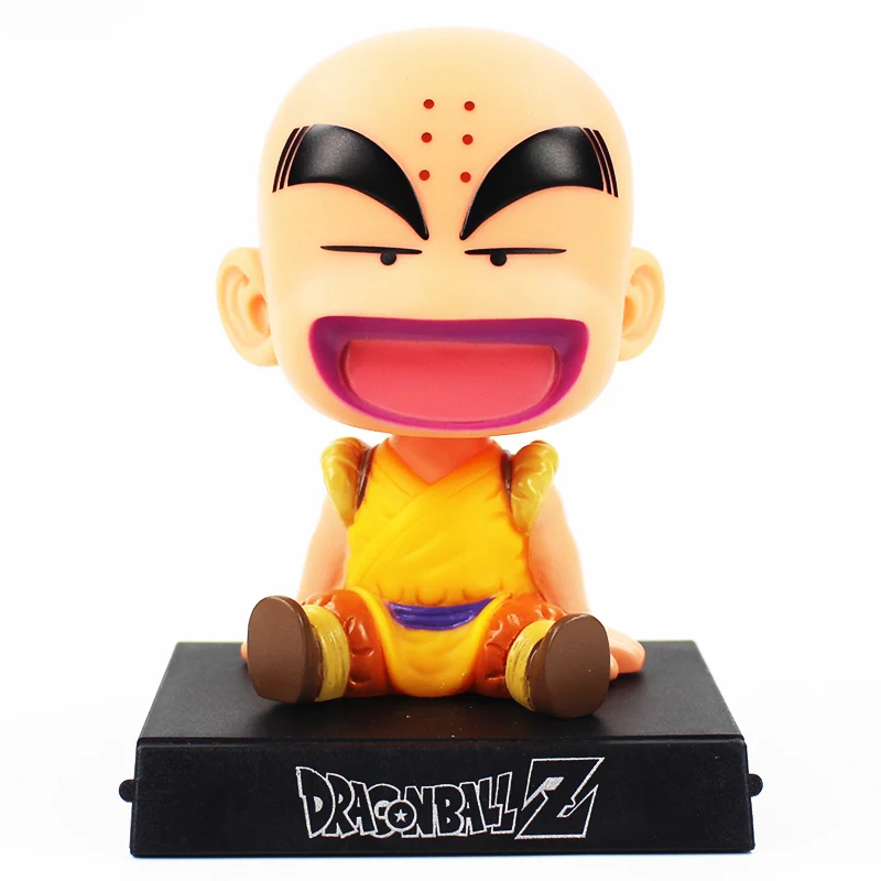 Krillin Dragon Ball Z держатель для телефона Сон Гоку куририн криллин детство качающаяся голова фигурки аниме модель DBZ игрушка - Цвет: Krillin
