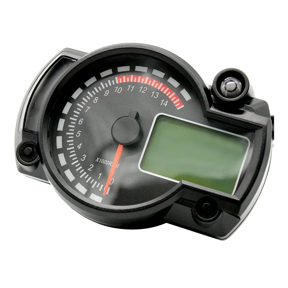 Тахометр мотоциклетный цифровой с ЖК дисплеем одометр из АБС пластика прибор