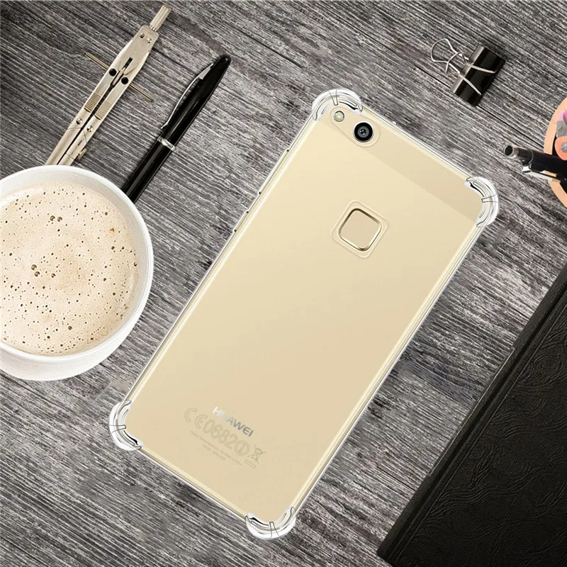 Противоударный Прозрачный чехол для Huawei Enjoy 7/P Smart/P8 Lite 2017/P Smart Plus/Nova 3i прозрачная