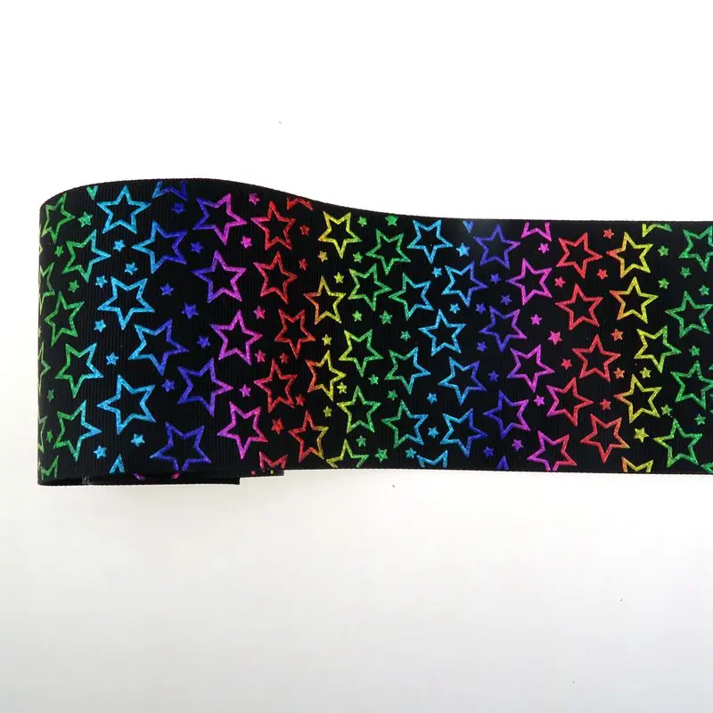 3 дюймовая ширина 75 мм голограмма радуга горячая печать корсажная лента|Ленты для