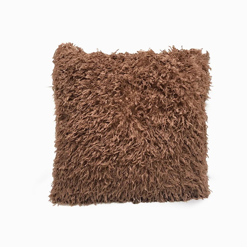 

Hot Sale ins Living Room Sofa Pillow Cushion Bedside Backrest Brushed Cushion Pillowcase Without Core Square Pillowcase