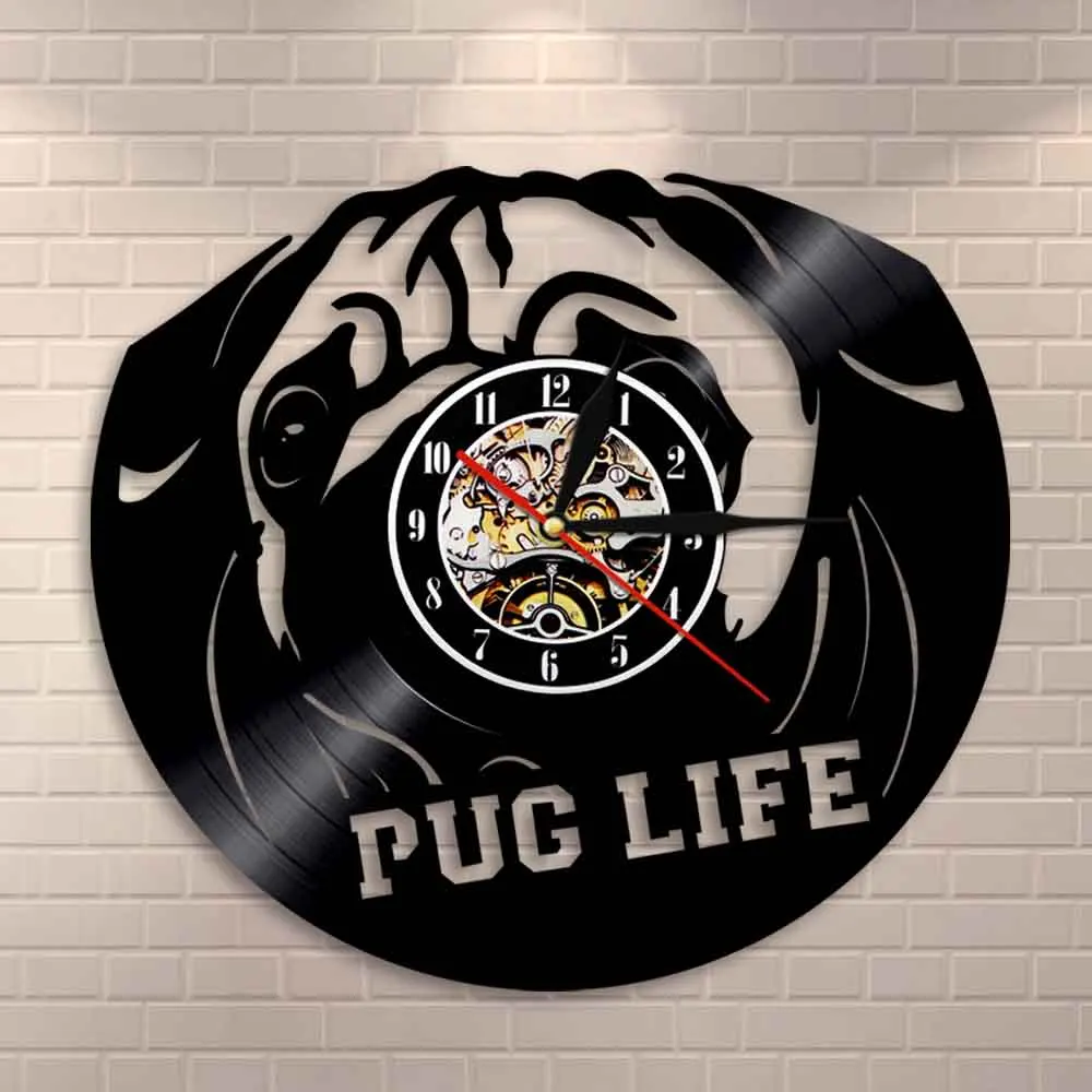 Настенные часы с изображением английских бульдогов собак британских пород