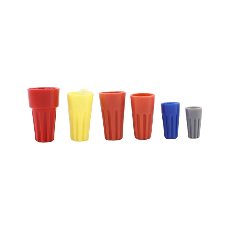 

180Pcs Electrical Wire Connectors Screw Terminals Set with 4-In-1 File Multi-Function Woodworking Wood File Hand File