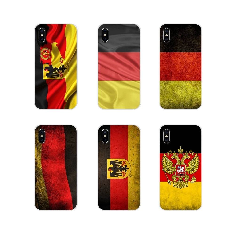 Для Huawei G7 G8 P8 P9 P10 P20 P30 Lite Mini Pro P Smart Plus 2017 2018 2019 аксессуары с немецким флагом чехлы