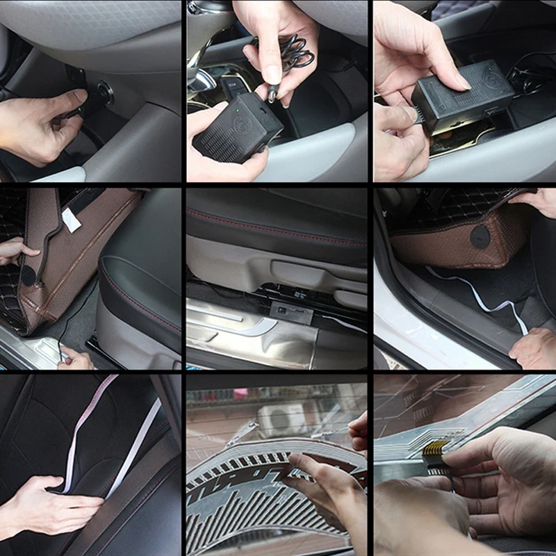 Автомобильный эквалайзер на лобовое стекло со светодиодной подсветкой |