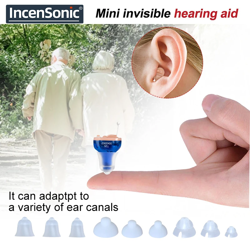 Цифровой слуховой аппарат аудиофоны 6 канальный Шум шумоподавления T25 кВт