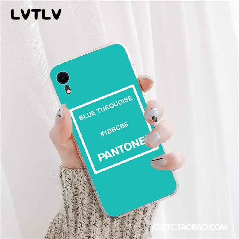 LVTLV Caliente Pantone DIY роскошный высококачественный чехол для телефона iPhone 11 pro XS MAX 8 7 6 6S