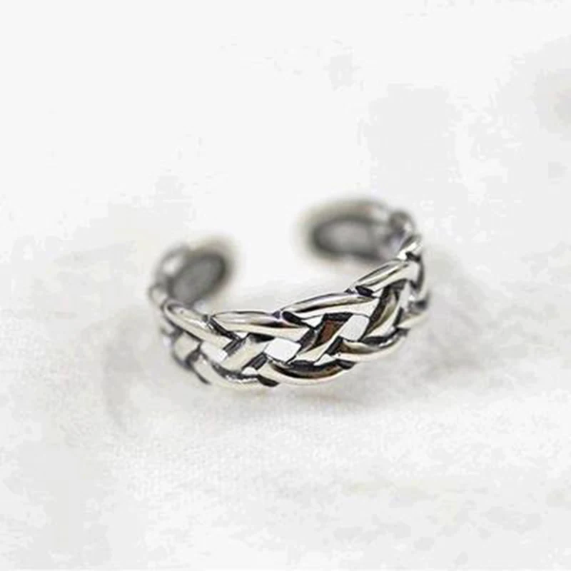 Ретро Винтажные Ювелирные изделия Серебряный цвет крест кольца для мужчин и