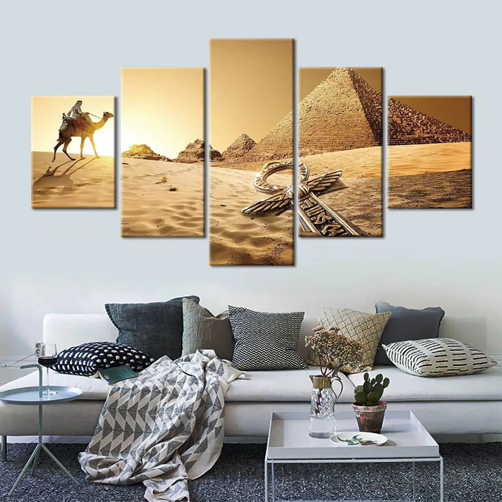 Картина на холсте египетская культура постер домашний декор настенные