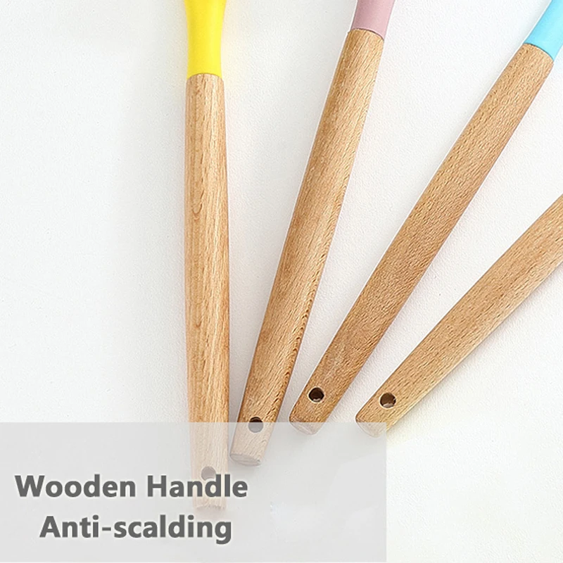 Набор силиконовых кухонных принадлежностей кухонная утварь антипригарная