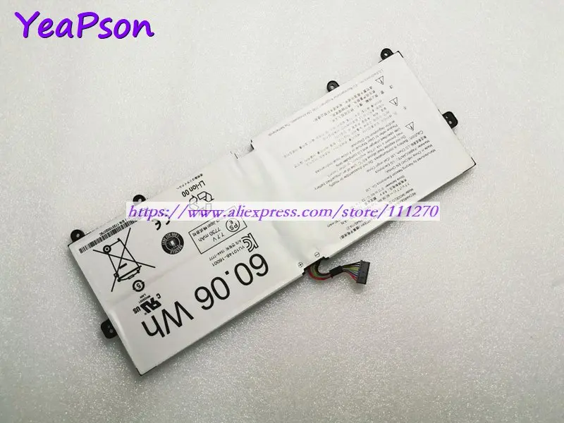 Оригинальный аккумулятор Yeapson LBR1223E 7 В 60.06Wh для ноутбука LG Gram 13Z970 14Z970 15Z970