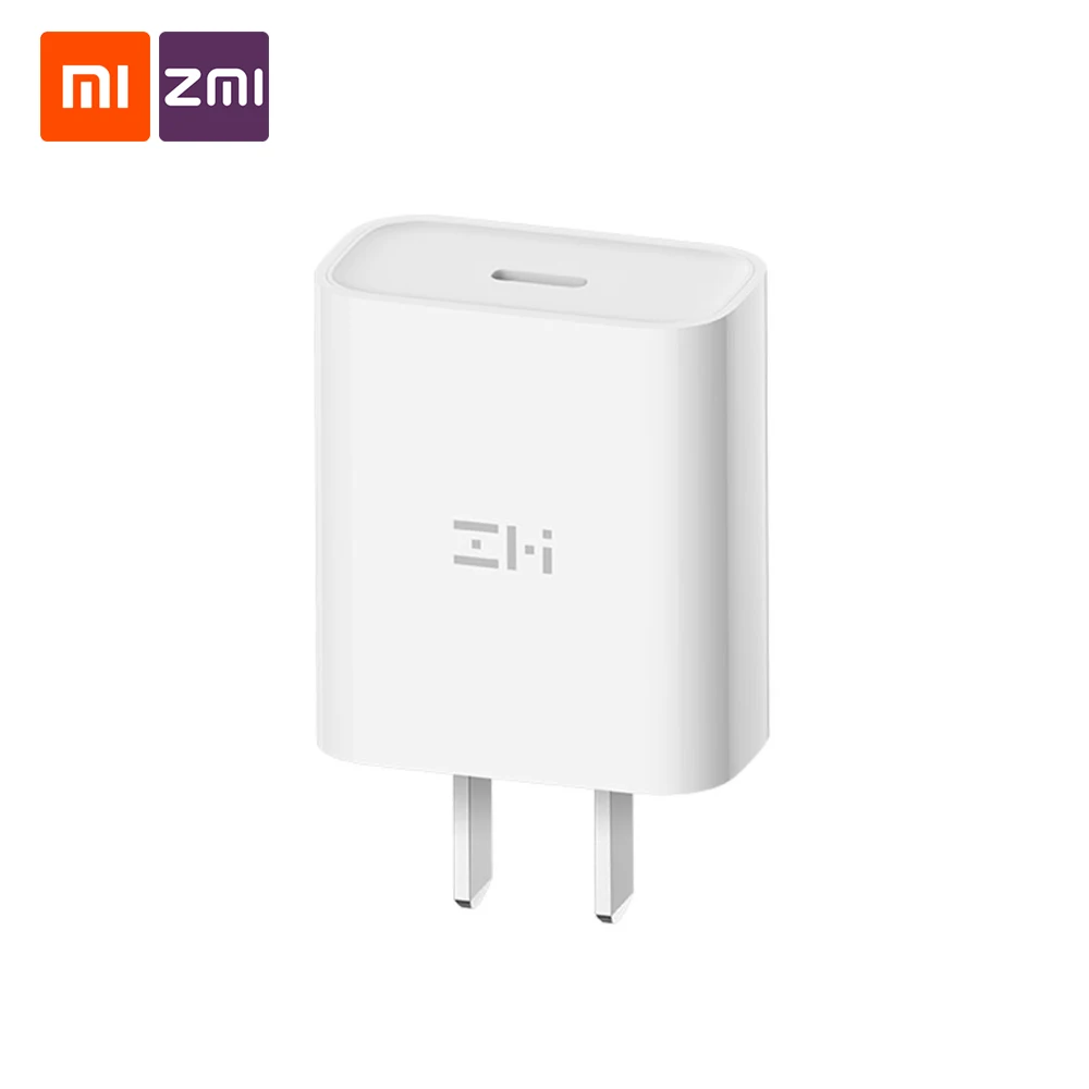 Xiaomi ZMI usb type-C быстрое зарядное устройство с USB-C кабелем для передачи данных 18 Вт портативный адаптер для телефона мини зарядное устройство для путешествий настенное зарядное устройство