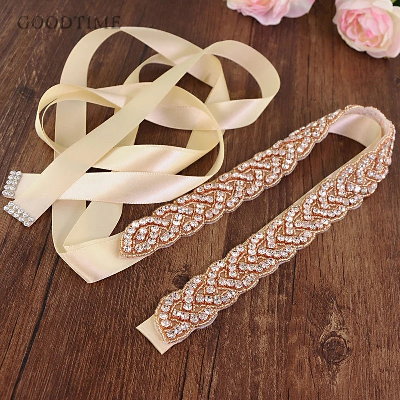 Ремень женский с аппликацией под розовое золото пояс для одежды Хрустальный