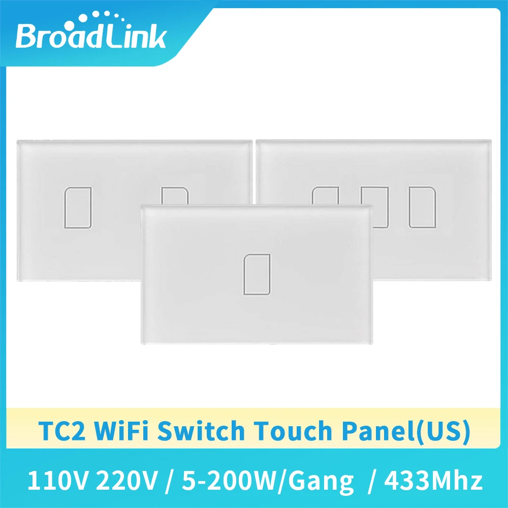 

Wi-Fi-переключатель Broadlink для умного дома, 110 В, 220 В, 5-200 Вт