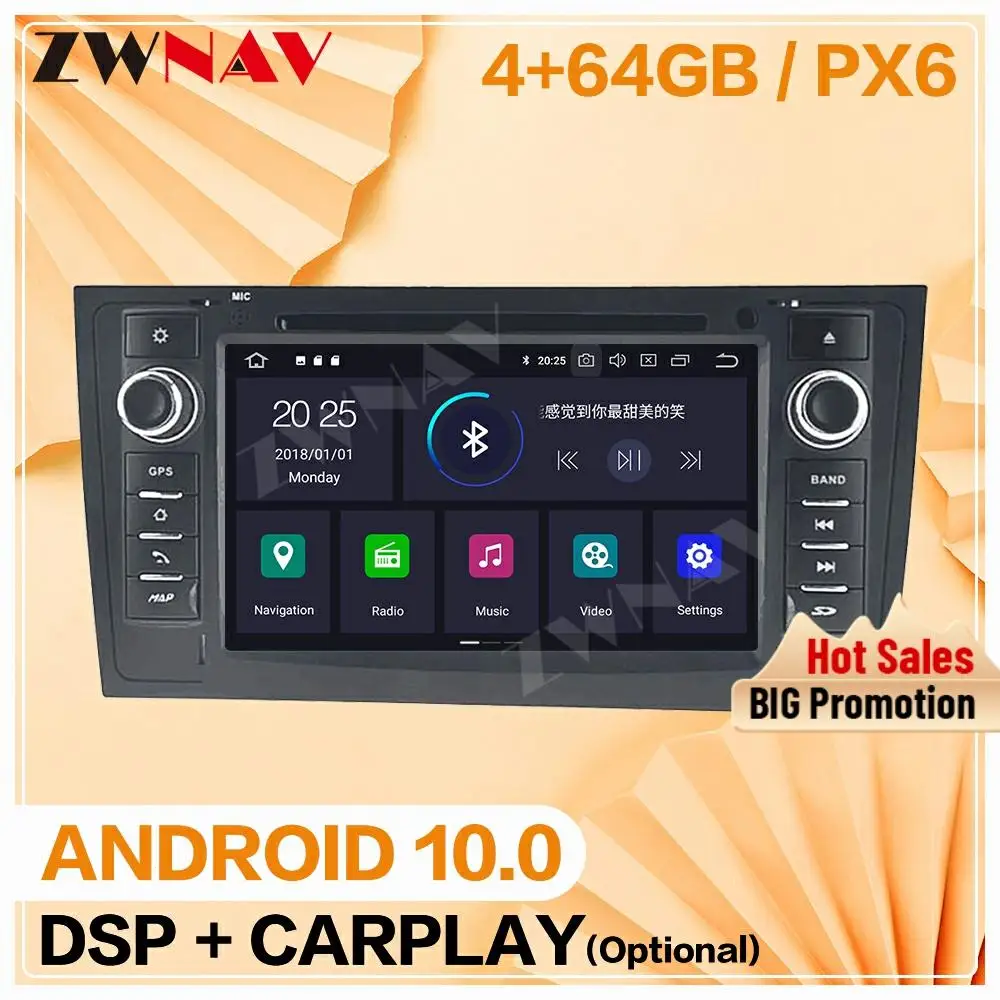 

2 din 1997 1998 1999 2000 2001 2002 2003 2004 2005 для AUDI A6 Android плеер видео аудио радио GPS navi головное устройство авто стерео