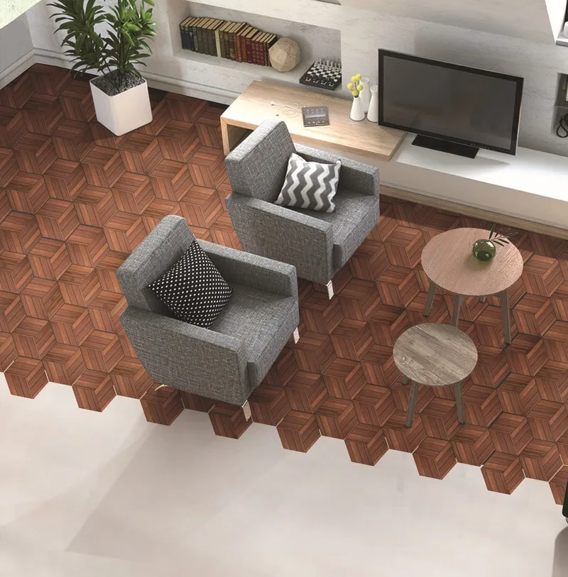 Самоклеящиеся деревянные наклейки для пола и ванной Стикеры имитации