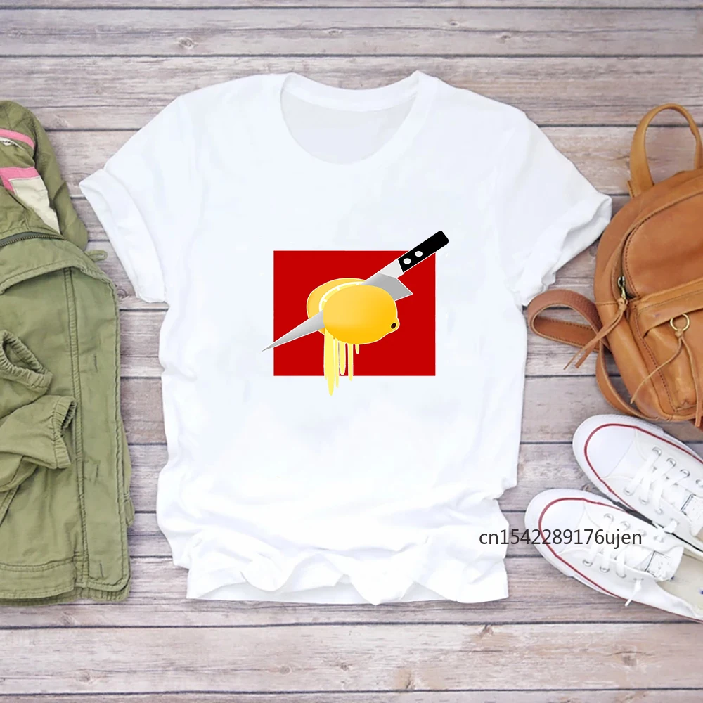 

When Life Gives You Lemons Easy Life Optimist Kawaii E Girl Sexy Woman Tumblr Girls T-shirt-Women Tops For Women