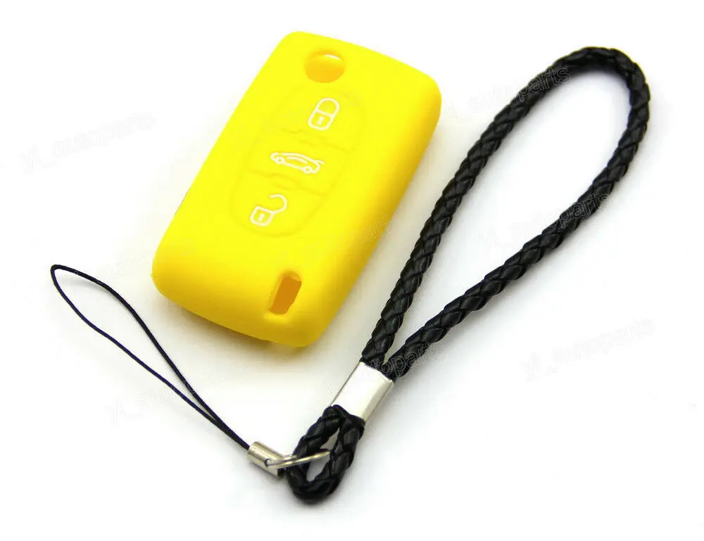 Чехол силиконовый для Citroen C2/C3/C4/C5/C6/C8/CT3YE |