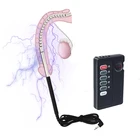 Биполярный уретральный расширитель для пениса, из нержавеющей стали, с электрическим током, металлический, для электростимуляции, бусины для уретры, секс-игрушки для мужчин