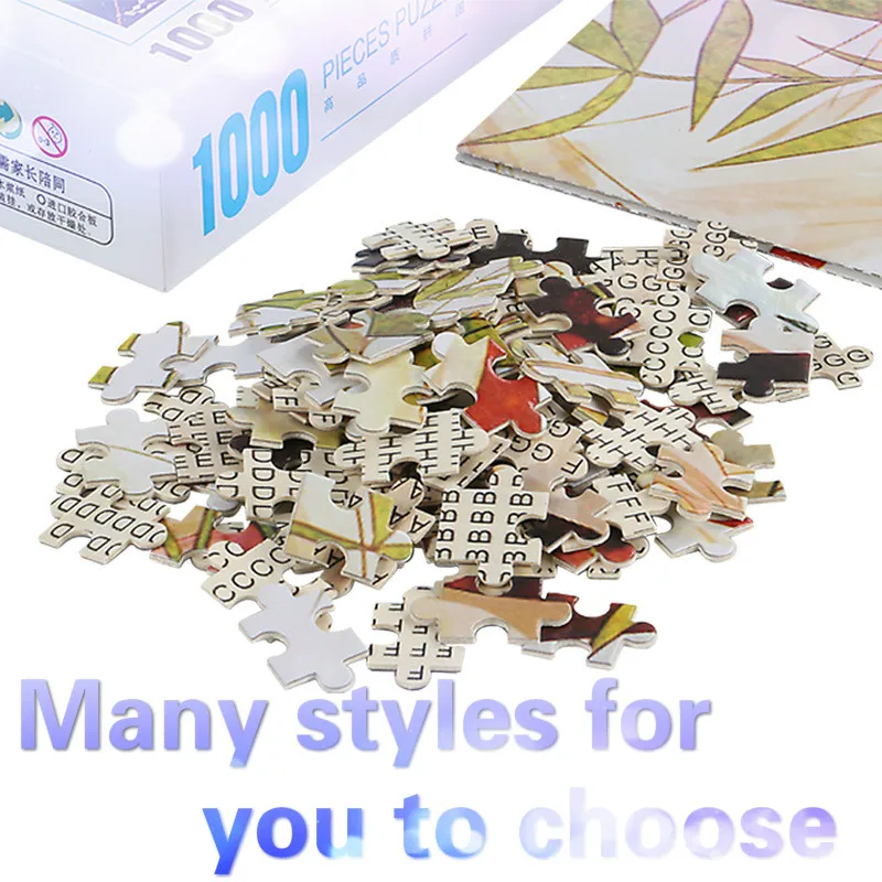 Новинка пазл для взрослых из 1000 деталей детский деревянный пейзаж детские