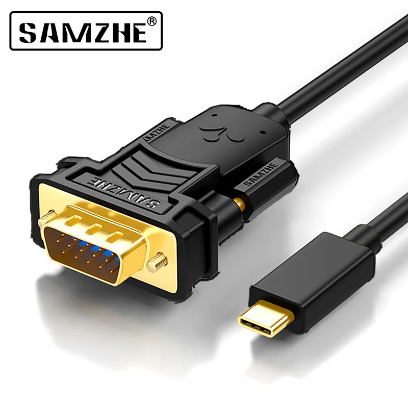 SAMZHE Тип C к VGA кабель папа мужчине адаптер конвертер для Macbook Google Chromebook Pixel|cable male|to